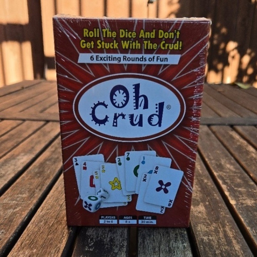 Oh Crud Card Game by Ghetti Games Brand New Sealed Dice Game